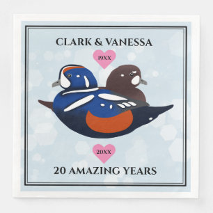 Serviette En Papier Arlequin Canard Amateur Toute année Anniversaire