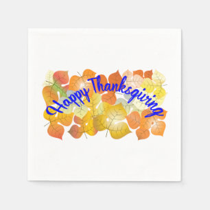 Serviette En Papier Arrière - plan de bon thanksgiving avec l'automne