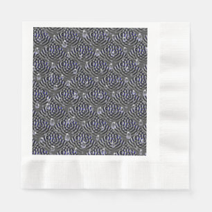 Serviette En Papier Arrosage sur métal gris bleu