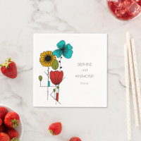 Art contemporain Nouveau Floral Mariage