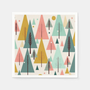 Serviette En Papier Art de Noël Art Plante One Little Christmas Tree