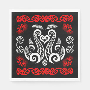 Serviette En Papier Art Māori de Nouvelle-Zélande