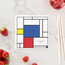 Art Moderne Géométrique Minimaliste De Stijl Mondr