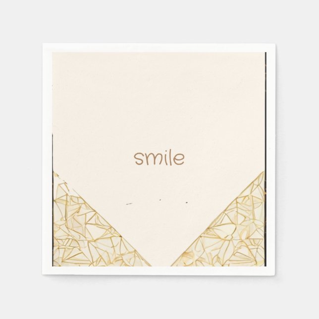 Serviette En Papier art moderne simple en pâte (Devant)