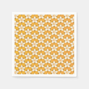 Serviette En Papier Art Nouveau jaune Jonquil papier peint fleuri dam