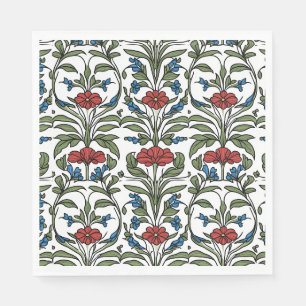 Serviette En Papier Art Nouveau Lotus