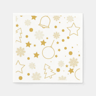 Serviette En Papier Art Vintage Noël Art Plante Art One Little Christa
