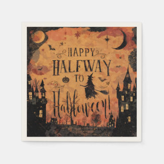 Serviette En Papier Articles de fête à mi-chemin d'Halloween