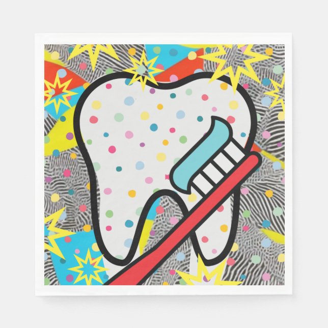 Serviette En Papier Arts dentaires (Devant)