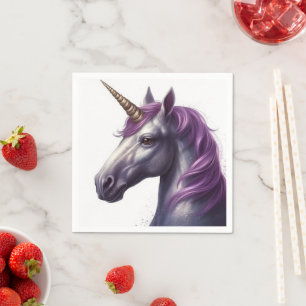 Serviette En Papier Artsy Unicorn
