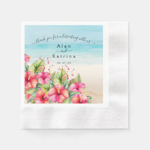 Serviette En Papier Assiette en papier pour destination plage au thème