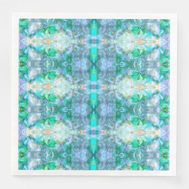 Serviette En Papier Assiette en papier romantique – Fantaisie bohème o (Devant)