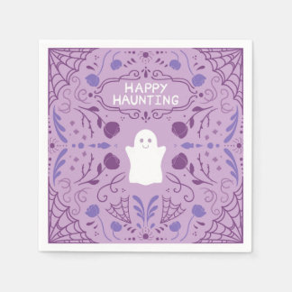 Serviette En Papier Assiettes en papier fantôme "Joyeuse Hantise" pour