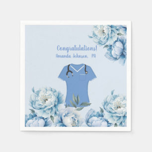 Serviette En Papier Assistant médical PA personnalisé Vêtements de tra