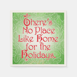 Serviette En Papier ASSISTANT vintage DE L'OZ CHRISTMAS NAPKINS