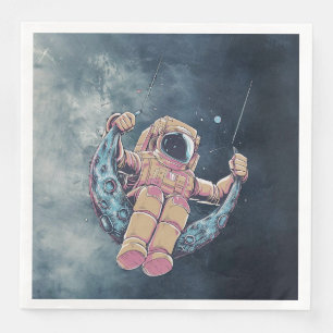 Serviette En Papier Astronaute