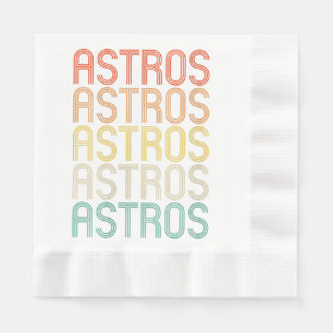 Serviette En Papier Astros 