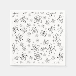 Serviette En Papier Atomes Chimie Motif