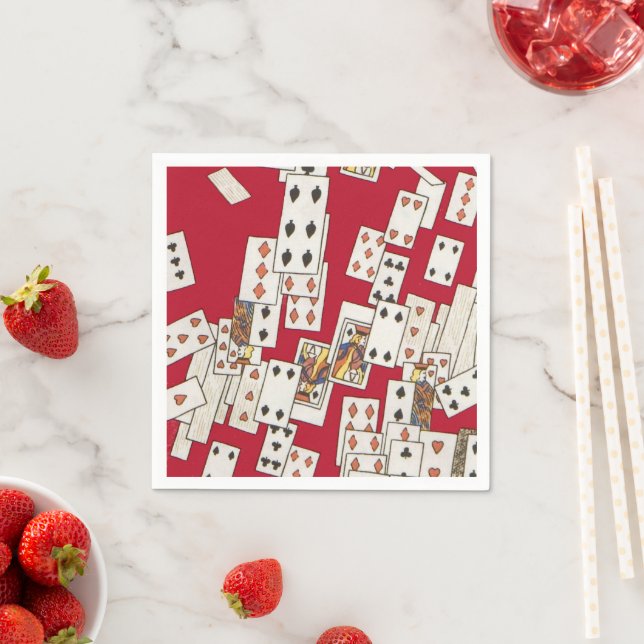 Serviette En Papier Attaque des cartes 4 (En situation)