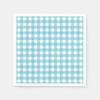 Serviette En Papier Au bord de la mer En vichy papier Napkin