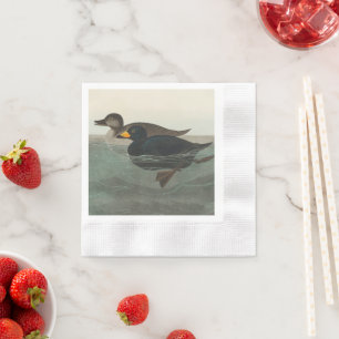 Serviette En Papier Audubon American Scoter Duck Classic
