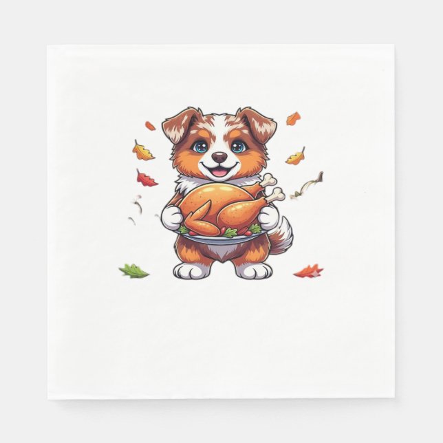 Serviette En Papier Aussie 178 Thanksgiving surdimensionné T-Shirt.png (Devant)