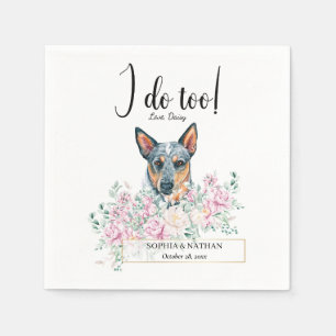 Serviette En Papier Australian Cattle Chien Mariage Cocktail Napkins