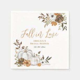 Serviette En Papier Automne Russe Fête des mariées Citrouille