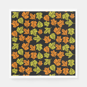 Serviette En Papier Automne Transition de la nature