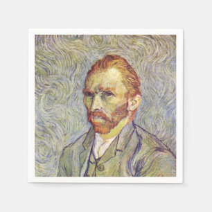 Serviette En Papier Autoportrait Vincent Willem van Gogh