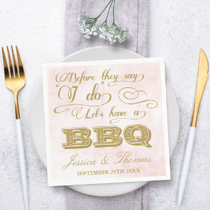 Serviette En Papier Avant Qu'Ils Disent Que Je Fais Un BBQ !