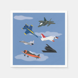 Serviette En Papier Avion pour enfants et Jet Party