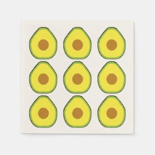 Serviette En Papier Avocado