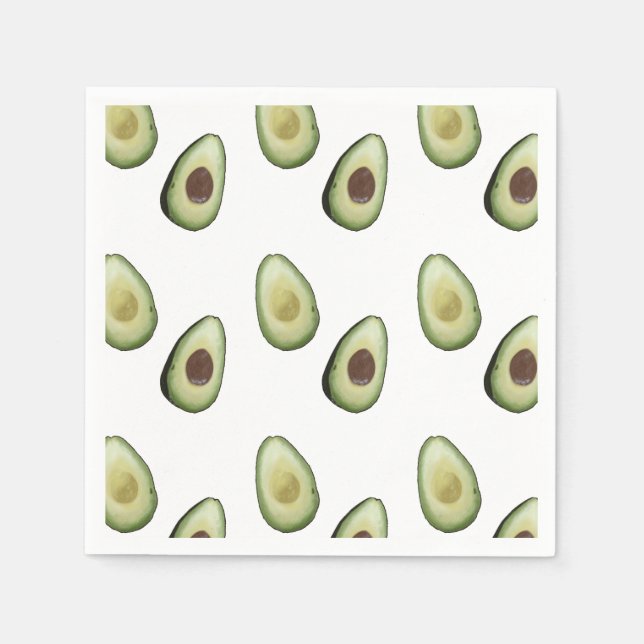 Serviette En Papier Avocados (Devant)