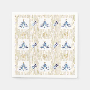 Serviette En Papier Avocat de droit - Élégant sapin de Noël