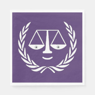 Serviette En Papier Avocat Droit École de Graduation Party Napkins
