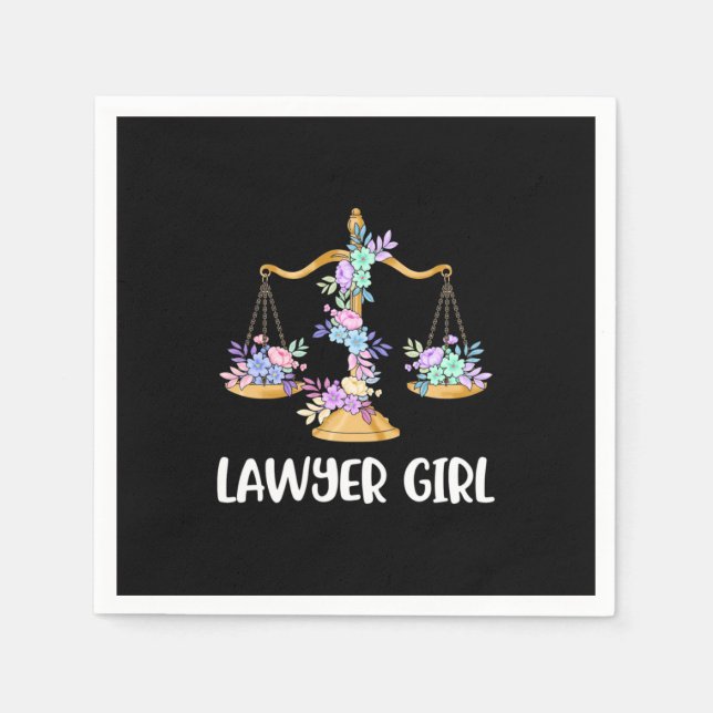 Serviette En Papier Avocate fille (Devant)