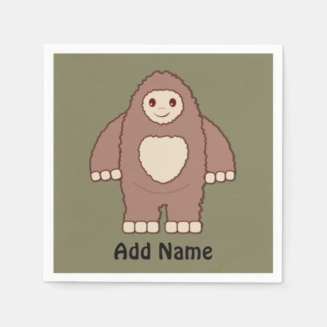 Serviette En Papier Baby Bigfoot (Devant)