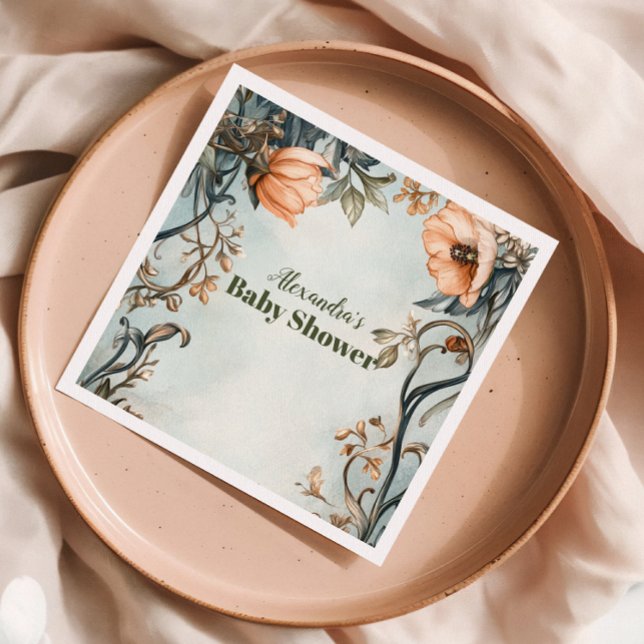 Serviette En Papier Baby in Bloom Fleur sauvage (Créateur téléchargé)