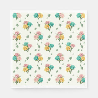 Serviette En Papier Baby Rose Tips 