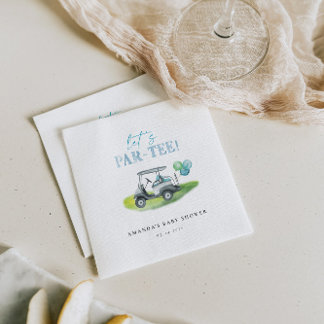 Serviette En Papier Baby shower à thème de golf