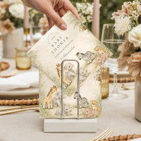 Baby Shower Animaux de la Jungle Safari