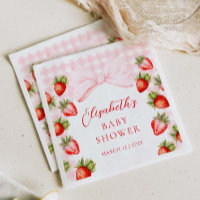 Baby shower aux fraises Coquette