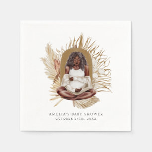 Serviette En Papier Baby shower Boho Florals