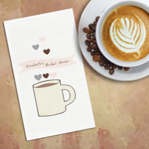 Serviette En Papier Baby Shower Café