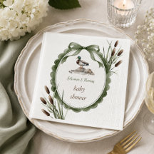 Baby-Shower Canard Vert