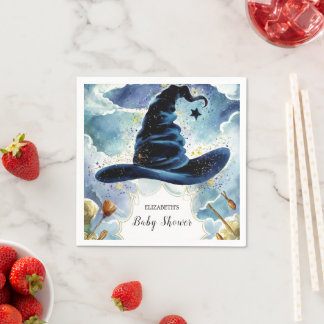 Serviette En Papier Baby shower Casquette de l'Assistant Magie