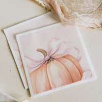 Baby shower Citrouille de boue rose Aquarelle