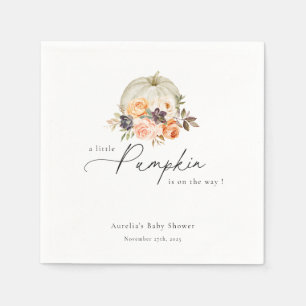 Serviette En Papier Baby shower Citrouille de la Terre d'automne