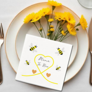 Serviette En Papier Baby shower d'abeilles